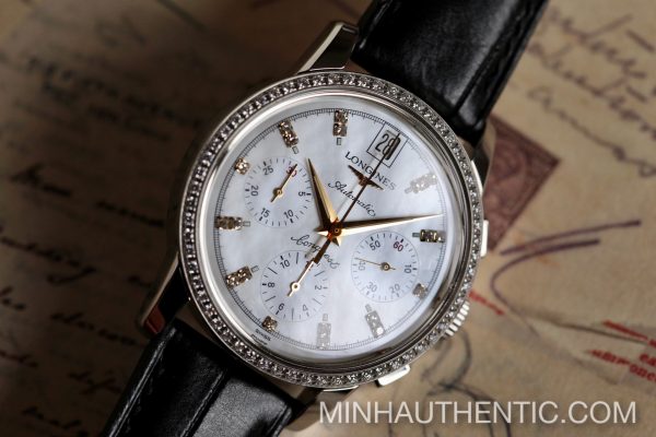 Longines Conquest Chronograph Diamond/MOP L1.141.0.87.3
