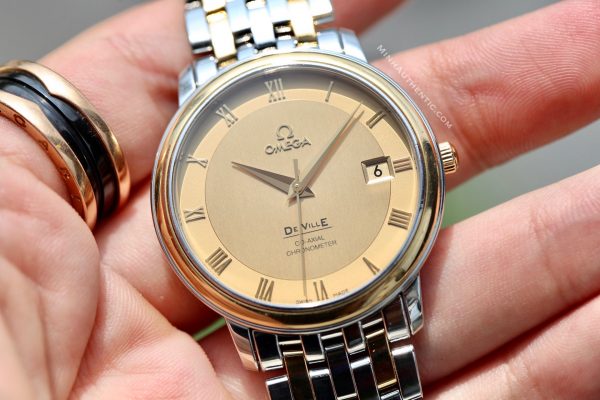 Omega De Ville Prestige Co-Axial Chronometer 18k Gold/Steel 4374.11.00