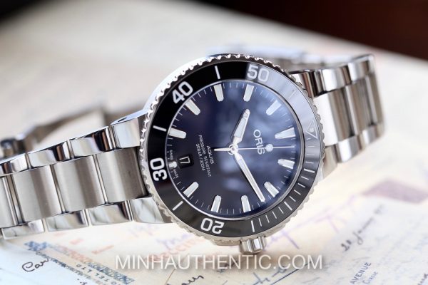 Oris Aquis Date 39.5mm Blue 01 733 77324135-07 8 21 05PEB