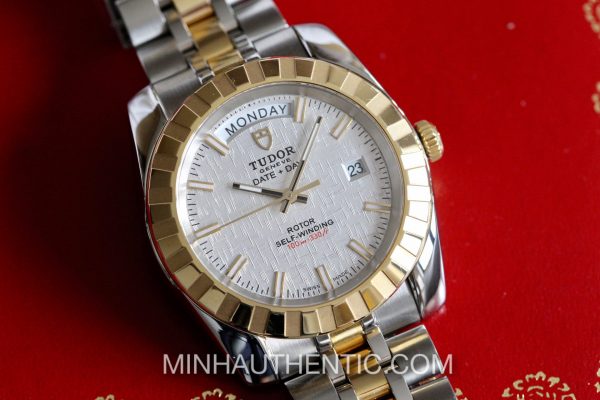 Tudor Classic Date-Day Automatic 18k Gold/Steel 23013