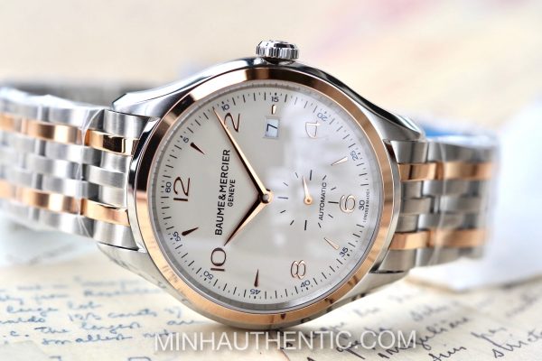 Baume Mercier Clifton 18k Rose Gold/Steel 10140