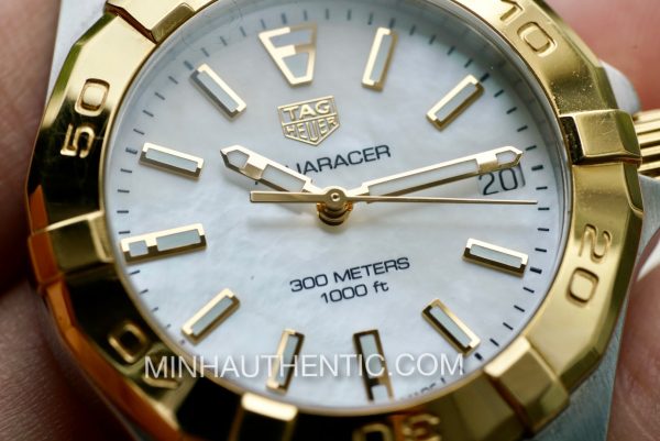 Tag Heuer Aquaracer Ladies 18k Gold/Steel MOP WBD1320.BB0320