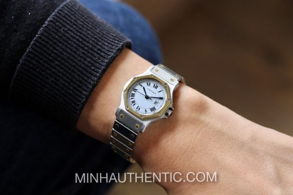 Cartier Santos Octagon Automatic 30mm 18k Gold/Steel