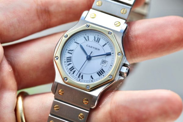 Cartier Santos Octagon Automatic 30mm 18k Gold/Steel