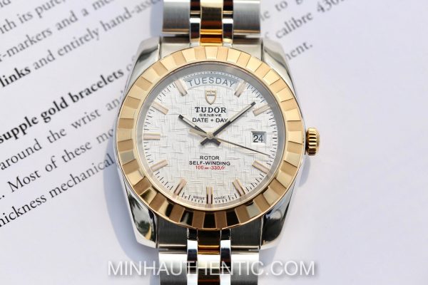 Tudor Classic Date-Day Automatic 18k Gold/Steel 23013