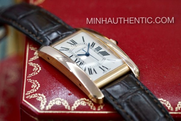 Cartier Tank Americaine 18k Rose Gold Automatic W2609156