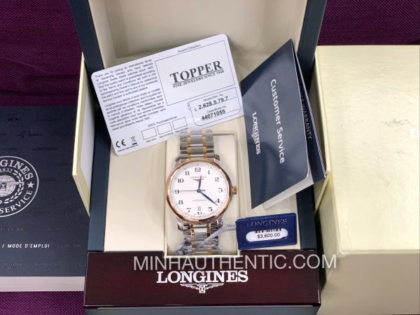 Longines Master 38.5mm 18k Rose Gold/Steel L2.628.5.79.7