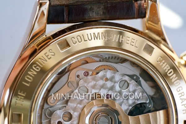 Longines Heritage Chronograph 18k Rose Gold L2.742.8.76.2