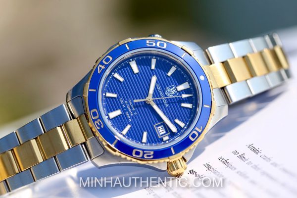 TAG Heuer Aquaracer Automatic 18k Gold/Steel Ceramic WAK2120.BB0835