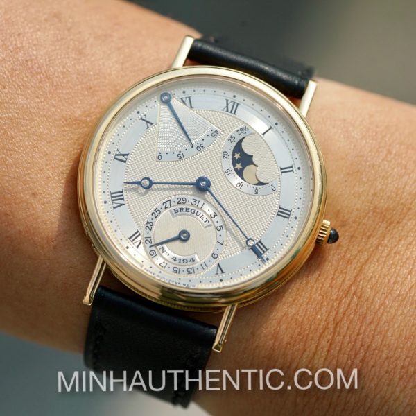 Breguet Classique Moonphase Power Reserve 18k Gold 3130