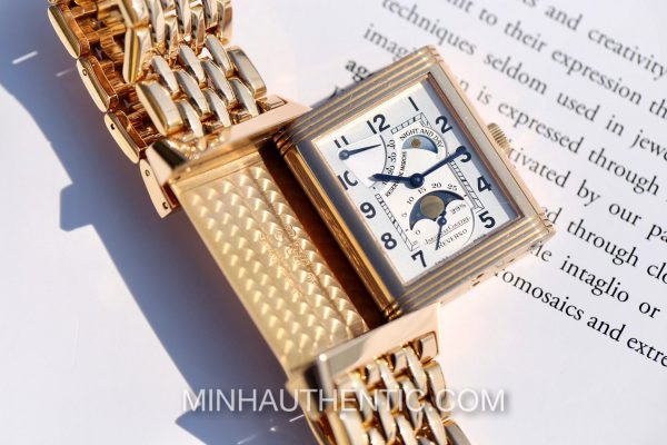 Jaeger LeCoultre Reverso Sun Moon 18k Rose Gold 270.2.63