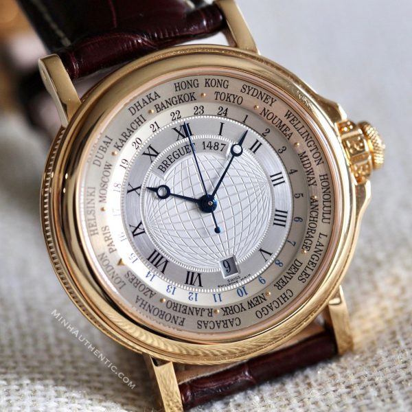 Breguet Marine Hora Mundi Worldtimer 18k Gold 3700BA/12/9V6