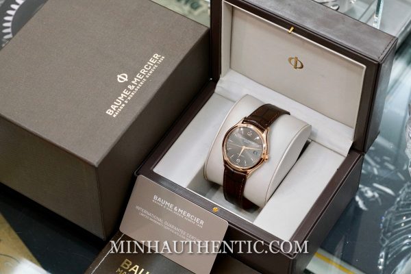 Baume Mercier Clifton Automatic  18k Rose Gold 10059 - Ảnh 7