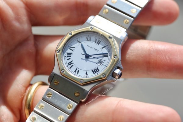 Cartier Santos Octagon Automatic 30mm 18k Gold/Steel