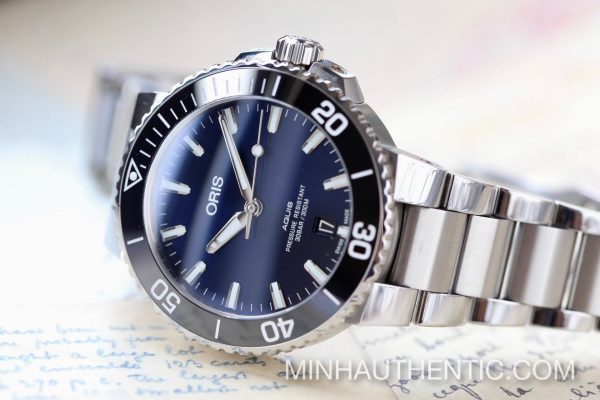 Oris Aquis Date 39.5mm Blue 01 733 77324135-07 8 21 05PEB