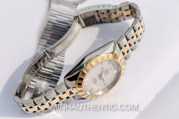 Tudor Classic Date-Day Automatic 18k Gold/Steel 23013