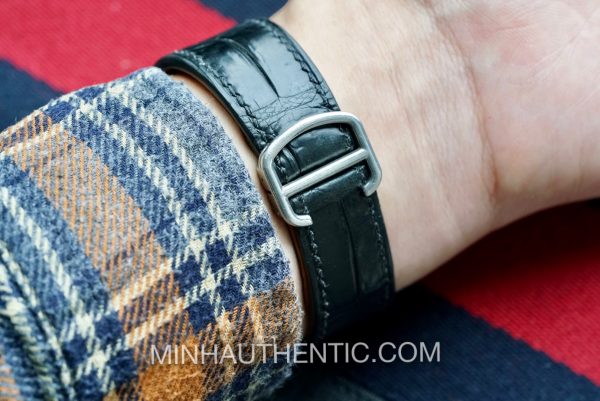 Cartier Calibre 18k Rose Gold/Steel W7100039