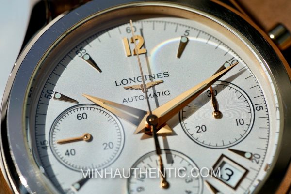 Longines Heritage Chronograph 18k Rose Gold L2.742.8.76.2