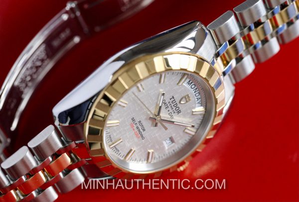 Tudor Classic Date-Day Automatic 18k Gold/Steel 23013