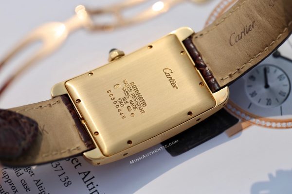 Cartier Tank Americaine Automatic 18k Gold 1740