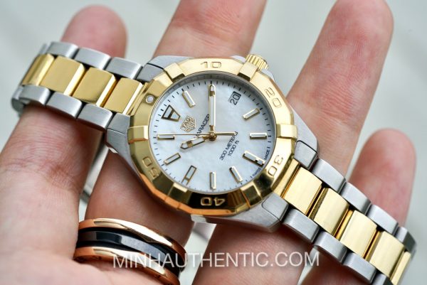 Tag Heuer Aquaracer Ladies 18k Gold/Steel MOP WBD1320.BB0320