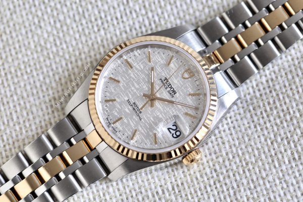 Tudor Prince Date 18k Gold/Steel 74033-0018