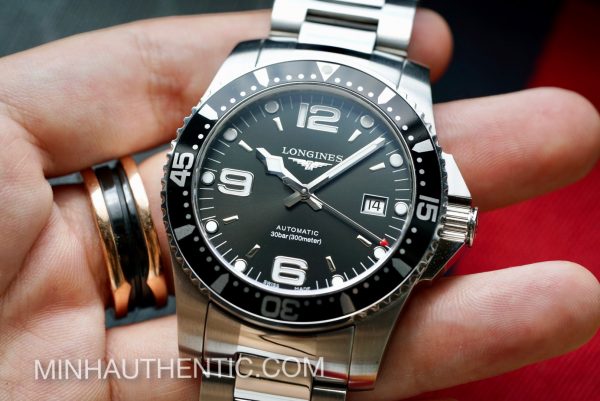 Longines Hydroconquest Automatic Black L3.642.4.56.6