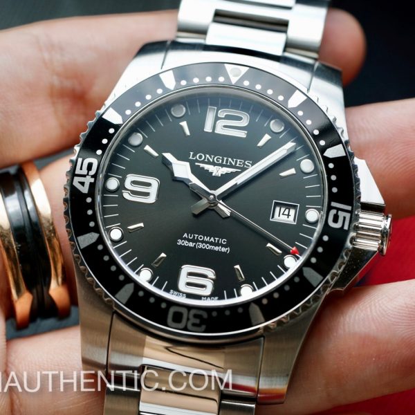 Longines Hydroconquest Automatic Black L3.642.4.56.6