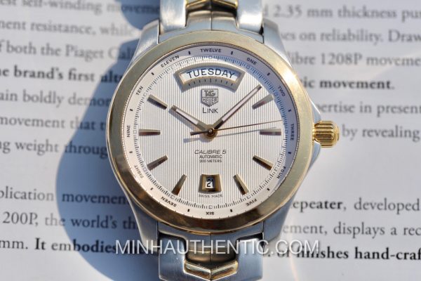 Tag Heuer Link Day Date Automatic 18kG/Steel WJF2050.BB0593
