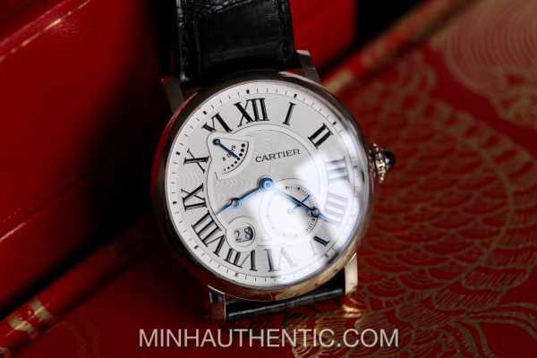 Cartier Rotonde 8 Days 18k White Gold W1556202 3324
