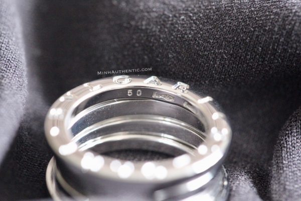 Bvlgari B.Zero1 3-Band 18k White Gold Ring 323530