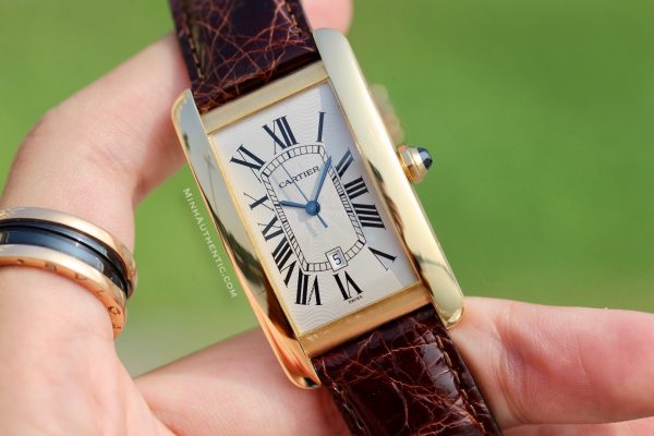Cartier Tank Americaine Automatic 18k Gold 1740