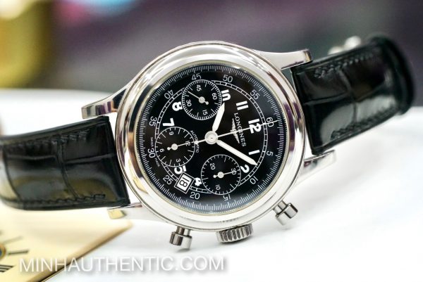 LONGINES HERITAGE 1951 CHRONOGRAPH L2.745.4.53.4 - Ảnh 16