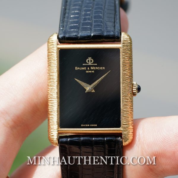 Baume Mercier Tank 18k Gold