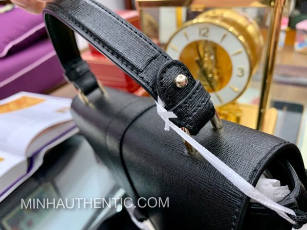 Versace Black Saffiano Top Handle Satchel LBF0998S-LVSS-L41OC