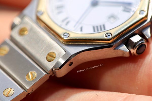 Cartier Santos Octagon Automatic 30mm 18k Gold/Steel