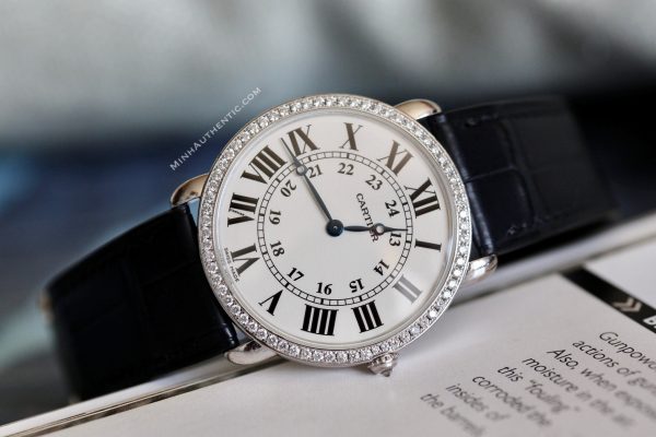 Cartier Ronde Louis 18k White Gold Diamond WR000551