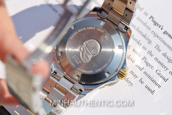 TAG Heuer Aquaracer Automatic 18k Gold/Steel Ceramic WAK2120.BB0835