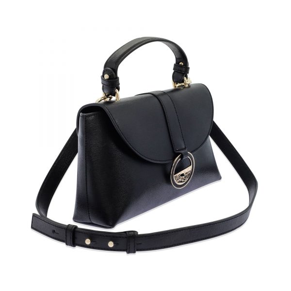 Versace Black Saffiano Top Handle Satchel LBF0998S-LVSS-L41OC
