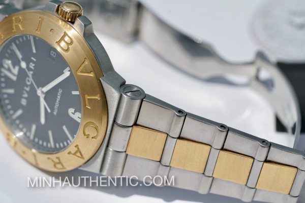 Bvlgari Diagono Automatic 18k Gold/Steel LCV 38 SG