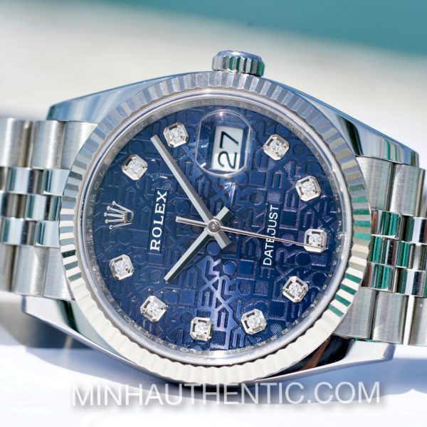 Rolex Datejust 36mm 126234-0011 Blue Diamond Dial