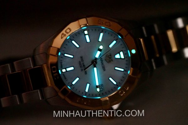 Tag Heuer Aquaracer Ladies 18k Gold/Steel MOP WBD1320.BB0320
