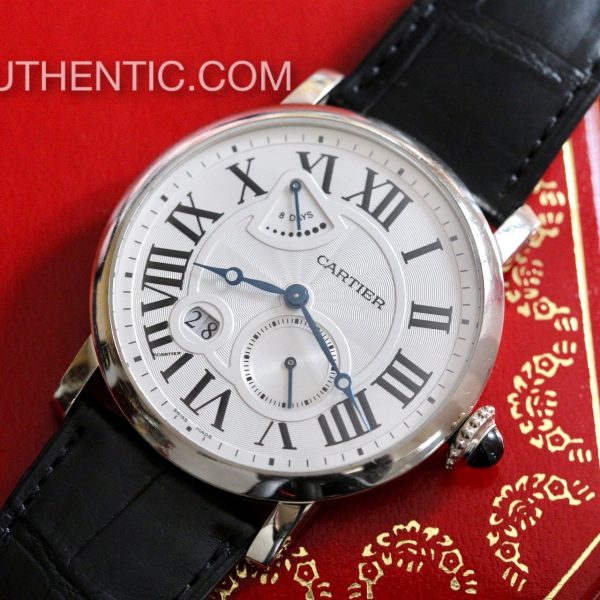 Cartier Rotonde 8 Days 18k White Gold W1556202 3324