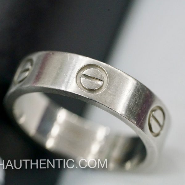 Cartier Love Ring Platinum Pt950
