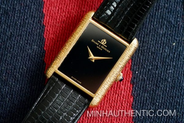 Baume Mercier Tank 18k Gold