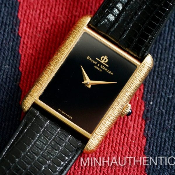 Baume Mercier Tank 18k Gold