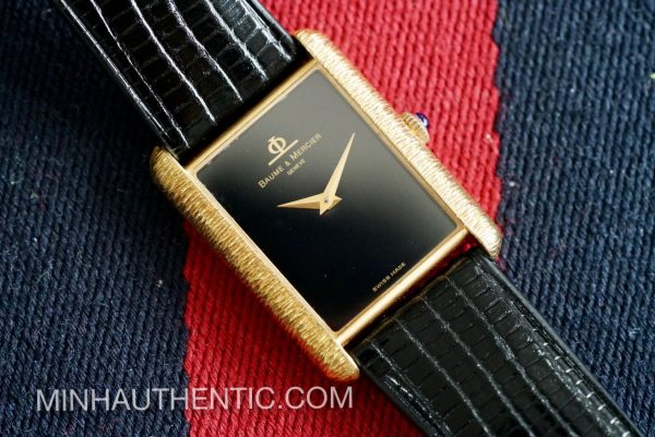 Baume Mercier Tank 18k Gold