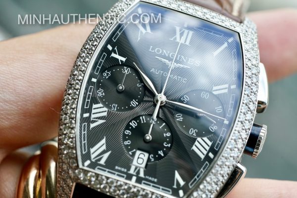 Longines Evidenza Chronograph Diamond Black L2.643.0.51.4