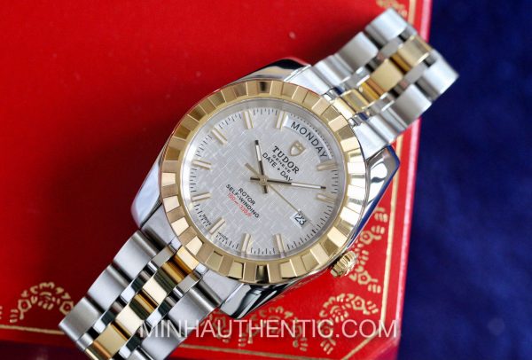 Tudor Classic Date-Day Automatic 18k Gold/Steel 23013
