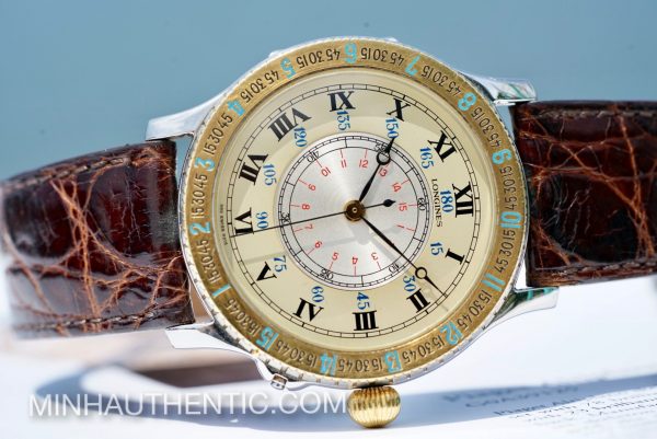 Longines Lindbergh 18k Gold/Steel 989.5215